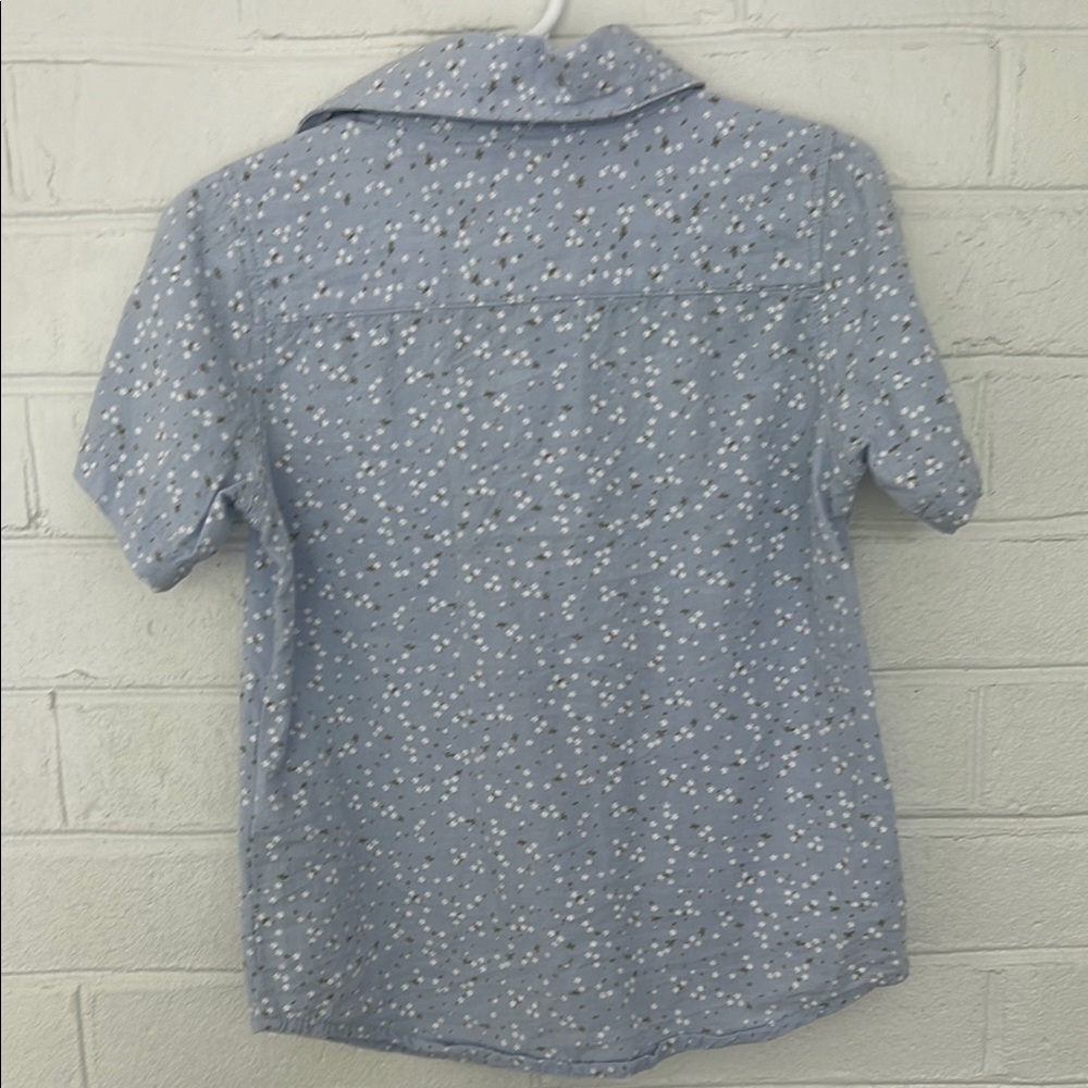 Me & Henry Blue Kids Shirt with White Stars, size 4T - Picture 4 of 4